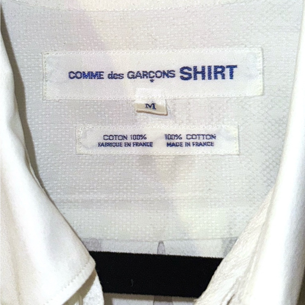 1986 Vintage Comme des Garcons White SHIRT In Excellent Condition